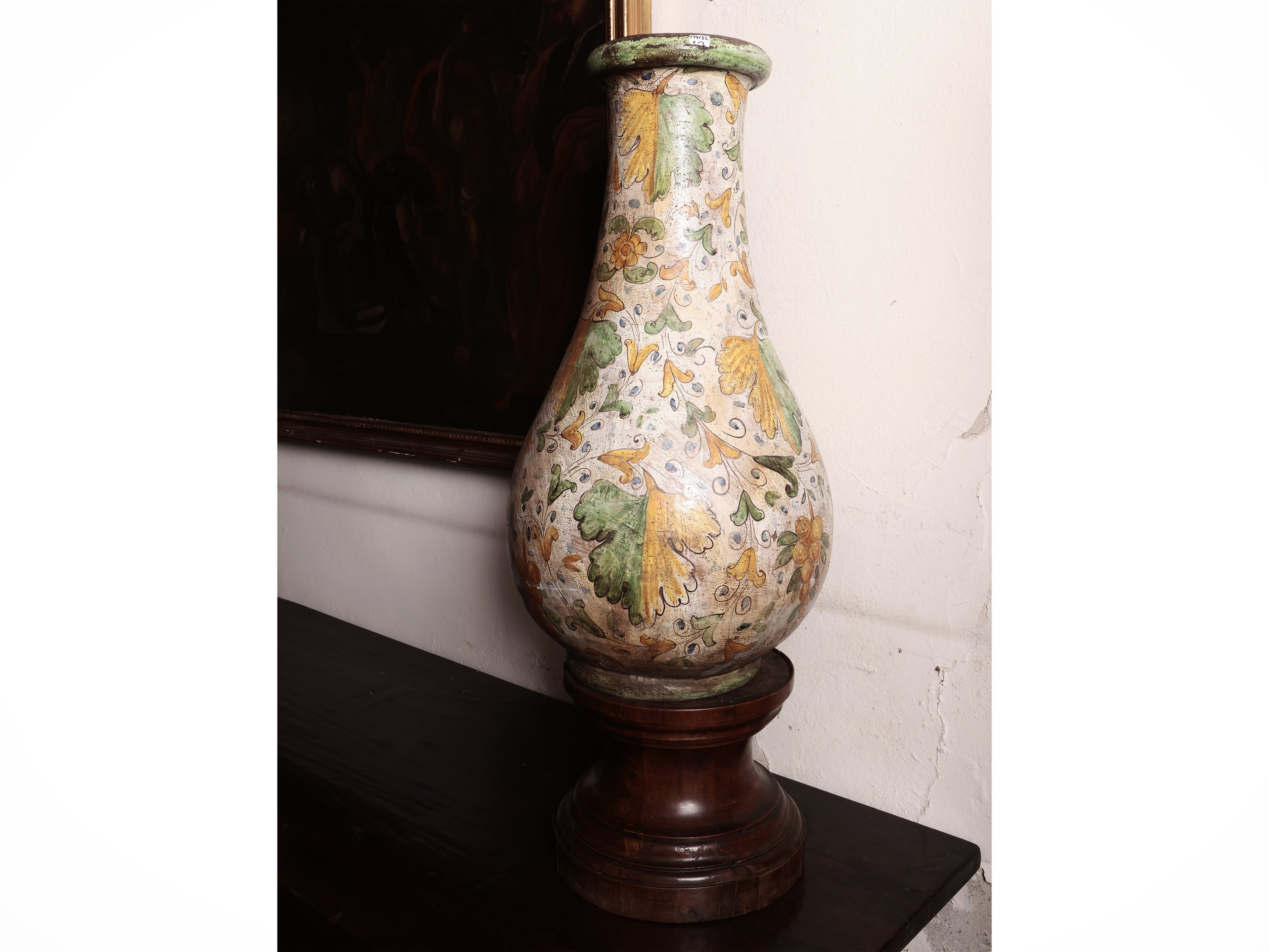 Coppia di Orci da Vino in Maiolica, Manifattura di Montelupo