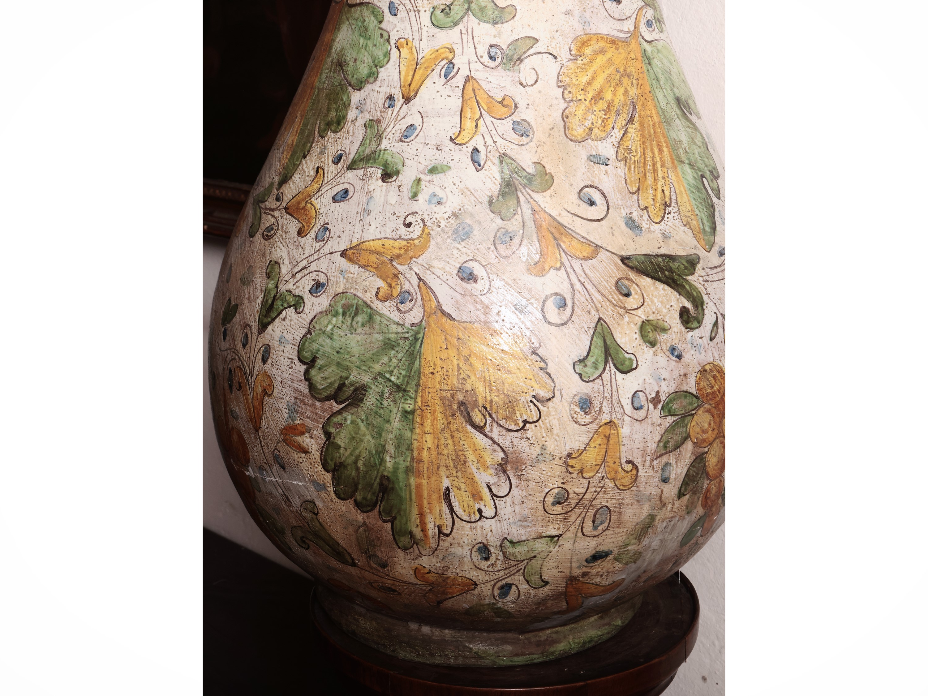 Coppia di Orci da Vino in Maiolica, Manifattura di Montelupo
