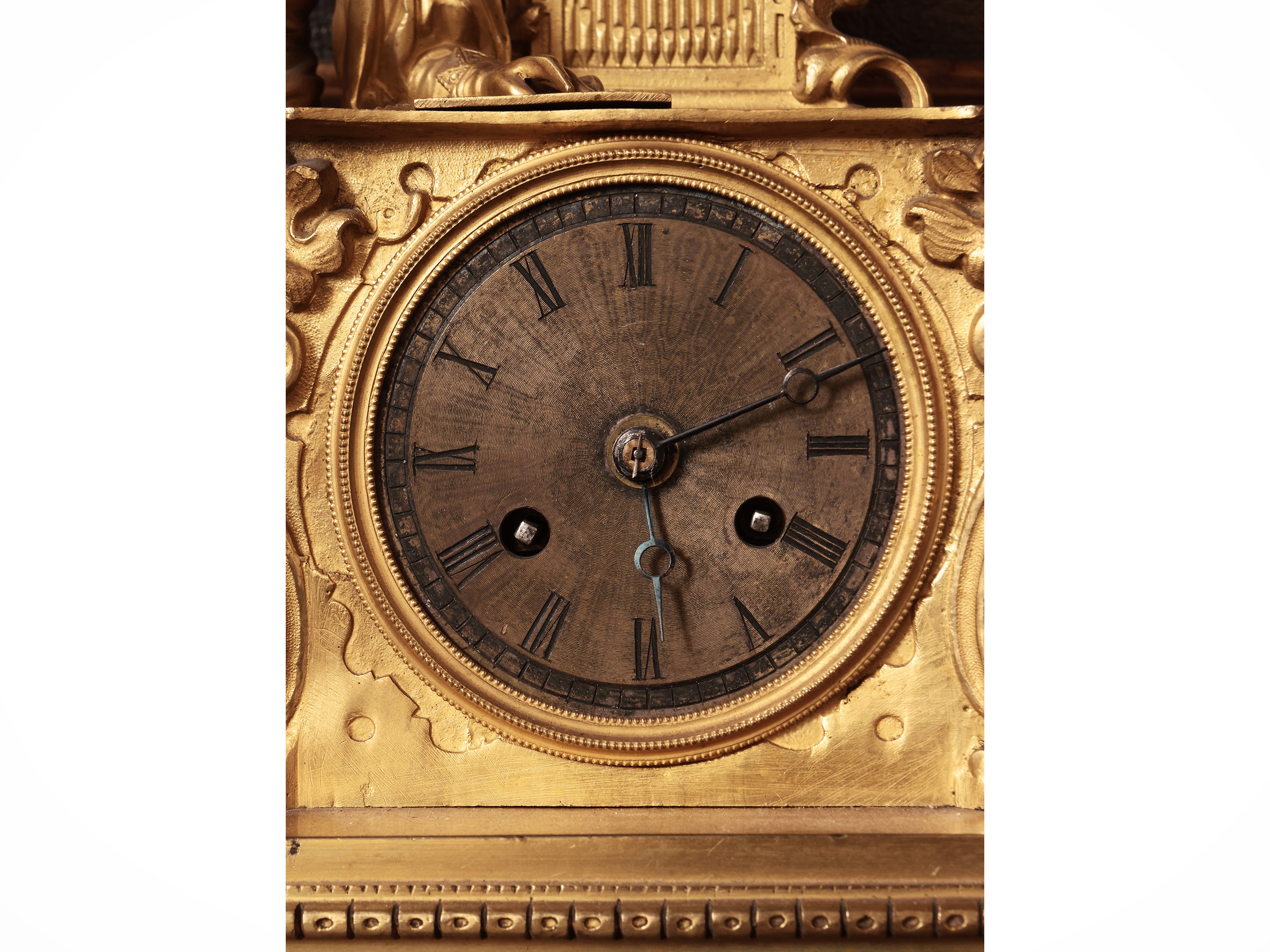 Orologio da Tavolo in Bronzo Dorato