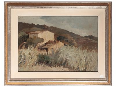 Paesaggio con Veduta di Casa
