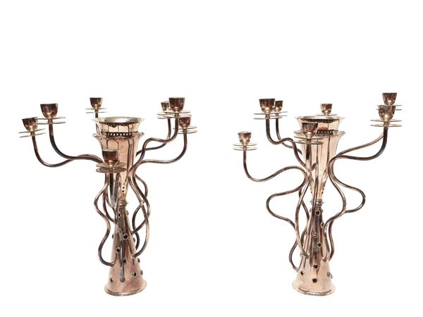 Sipek Borek - Coppia di candelabri Simon