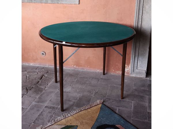 Tavolino da gioco pieghevole in faggio