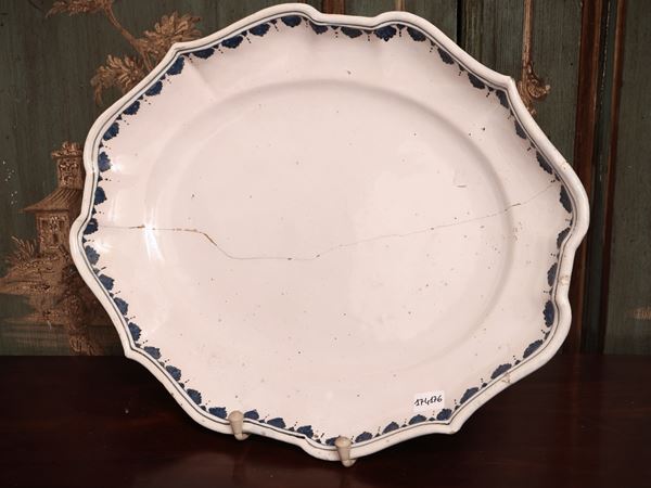 Vassoio in maiolica