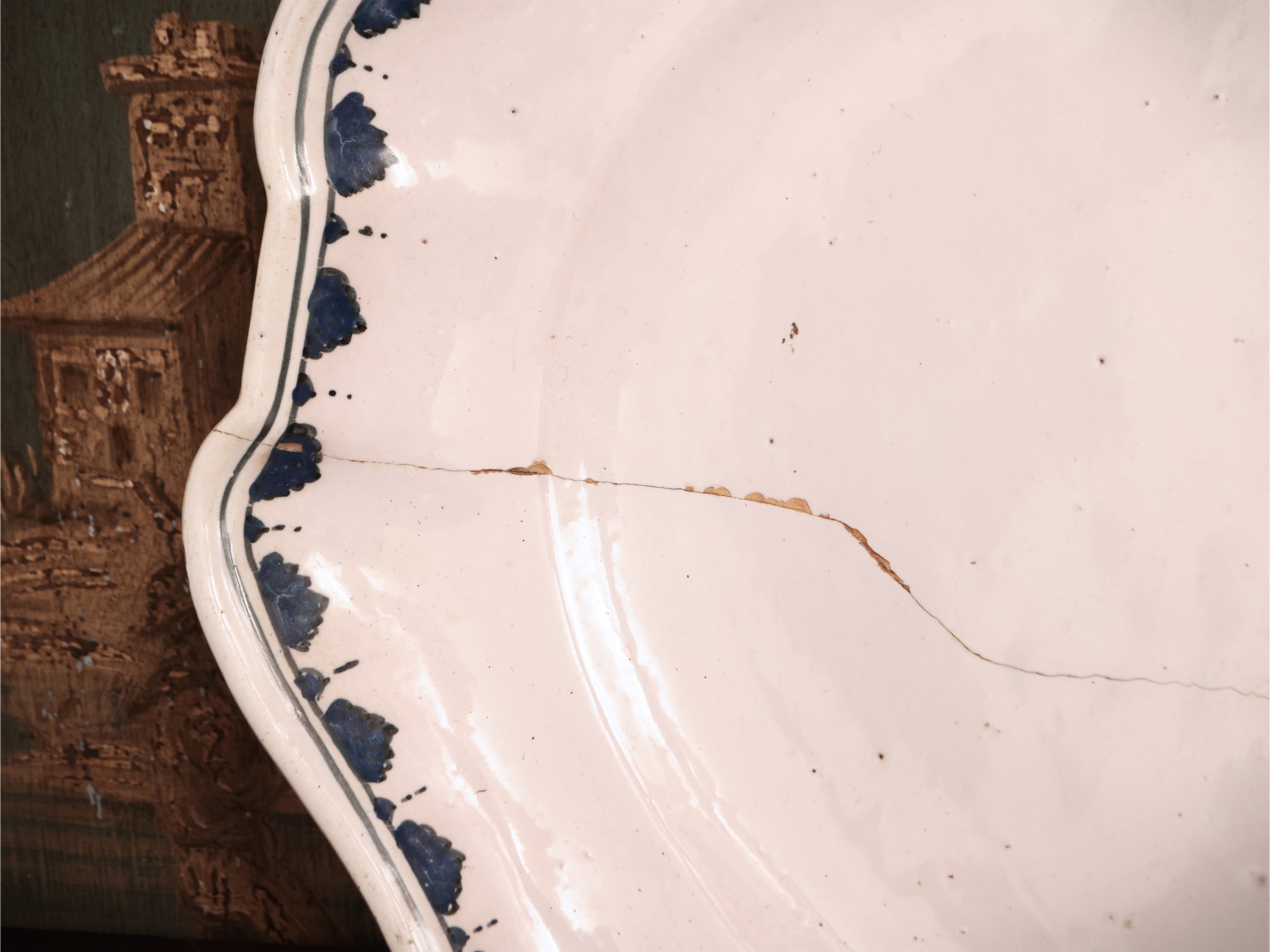 Vassoio in Maiolica