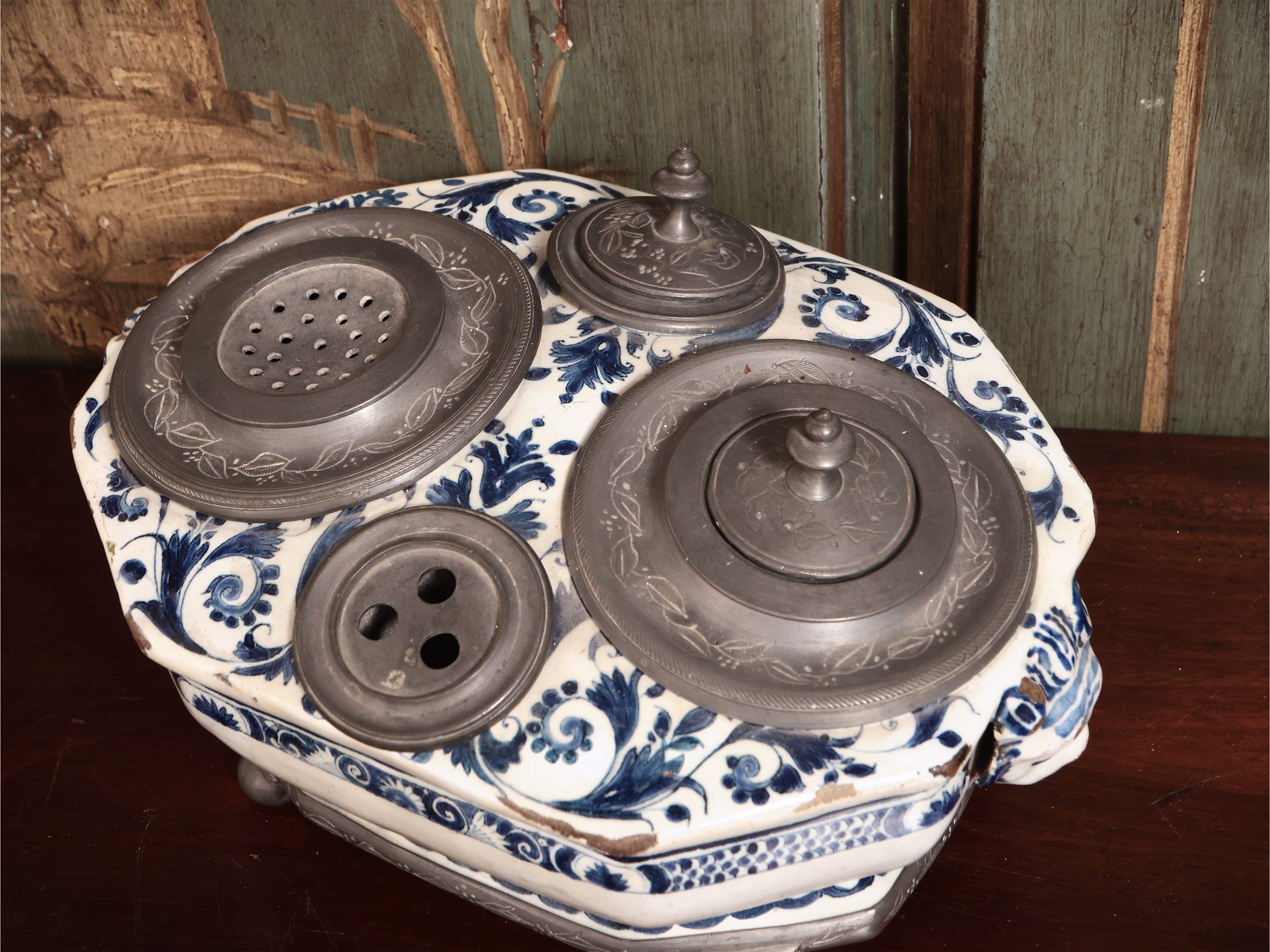 Calamaio in Maiolica