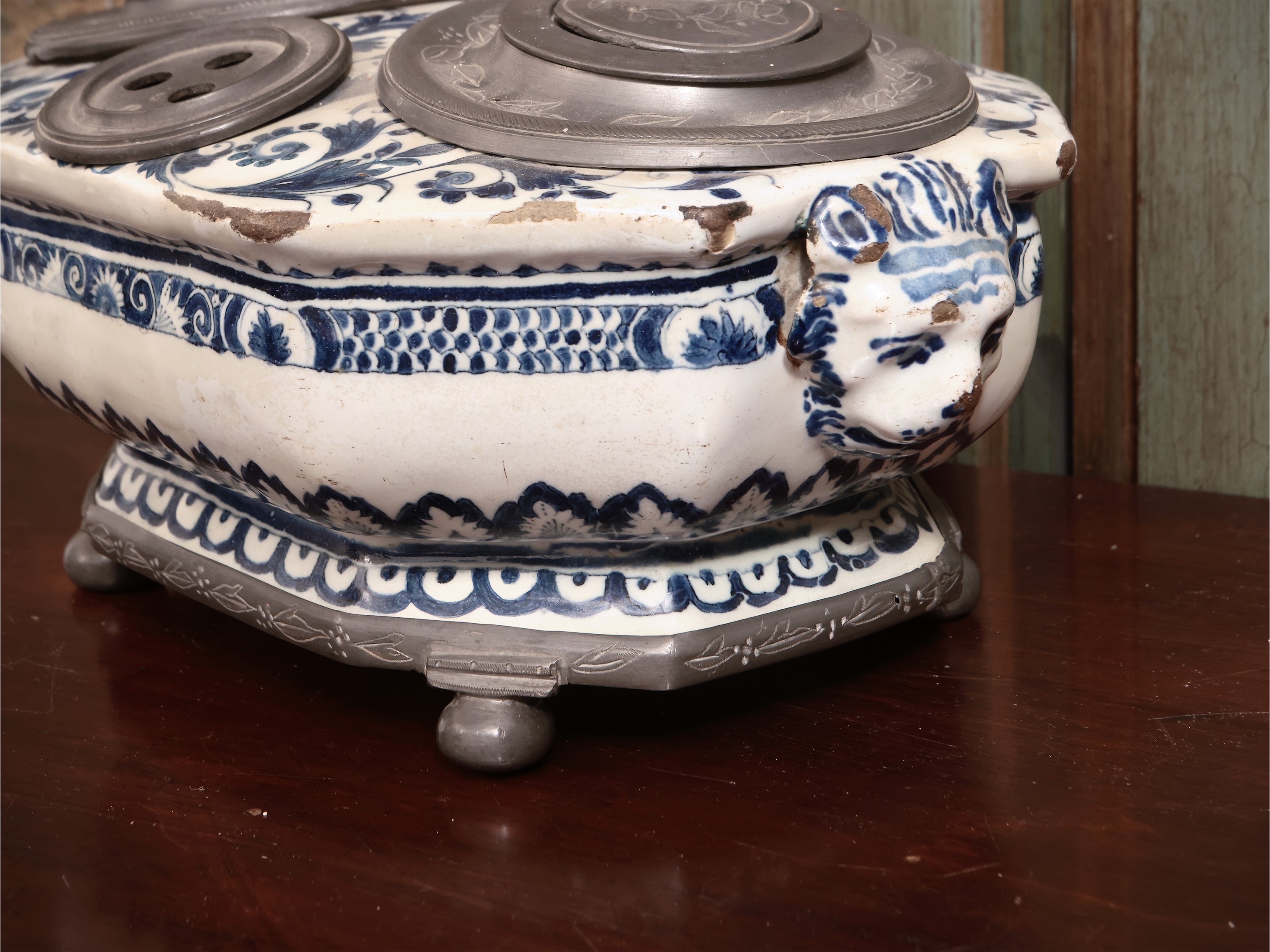 Calamaio in Maiolica