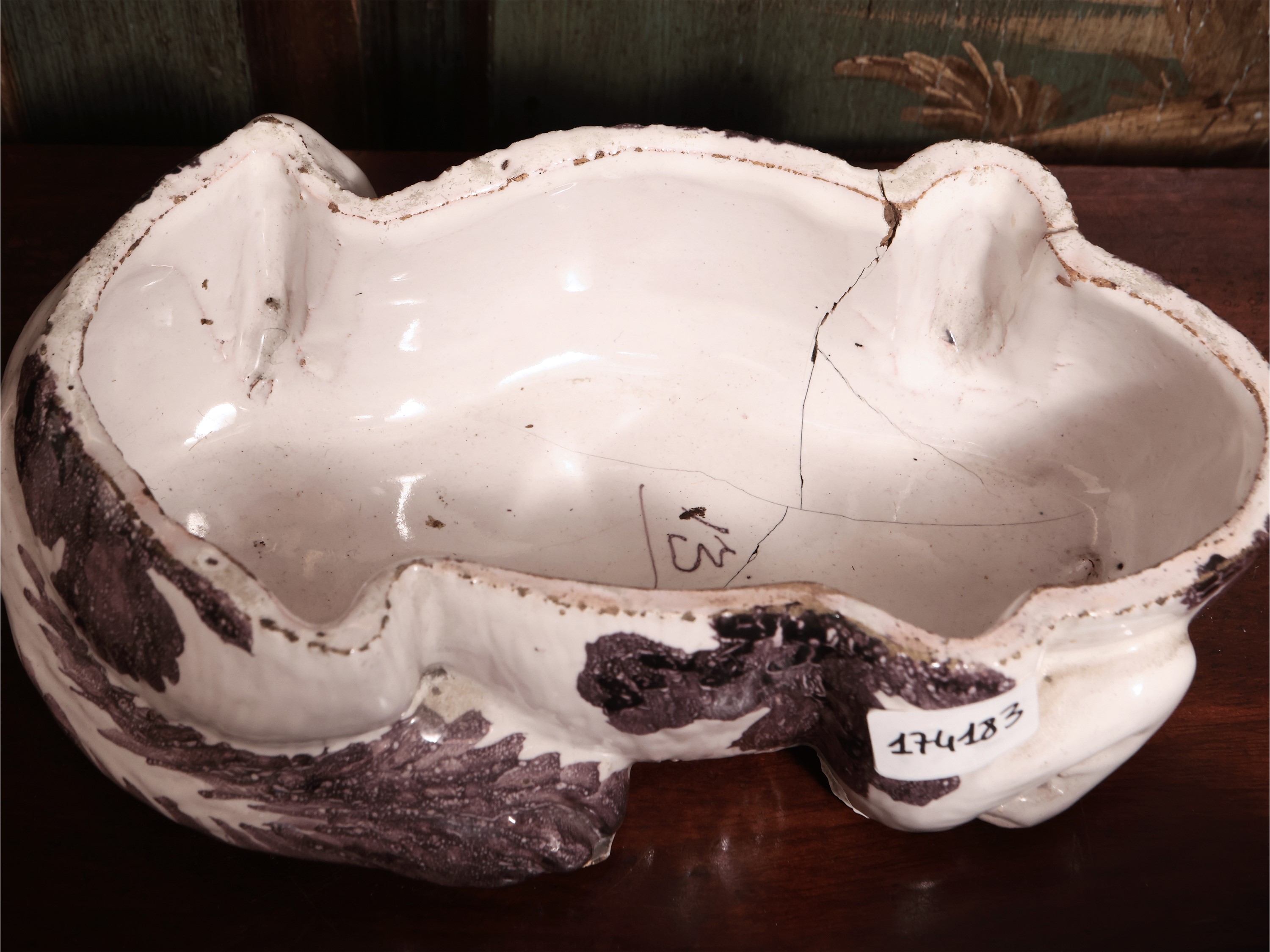 Scatola in Maiolica