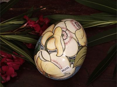 Scatola Art Nouveau in Ceramica, Ceramiche Sesto Fiorentino