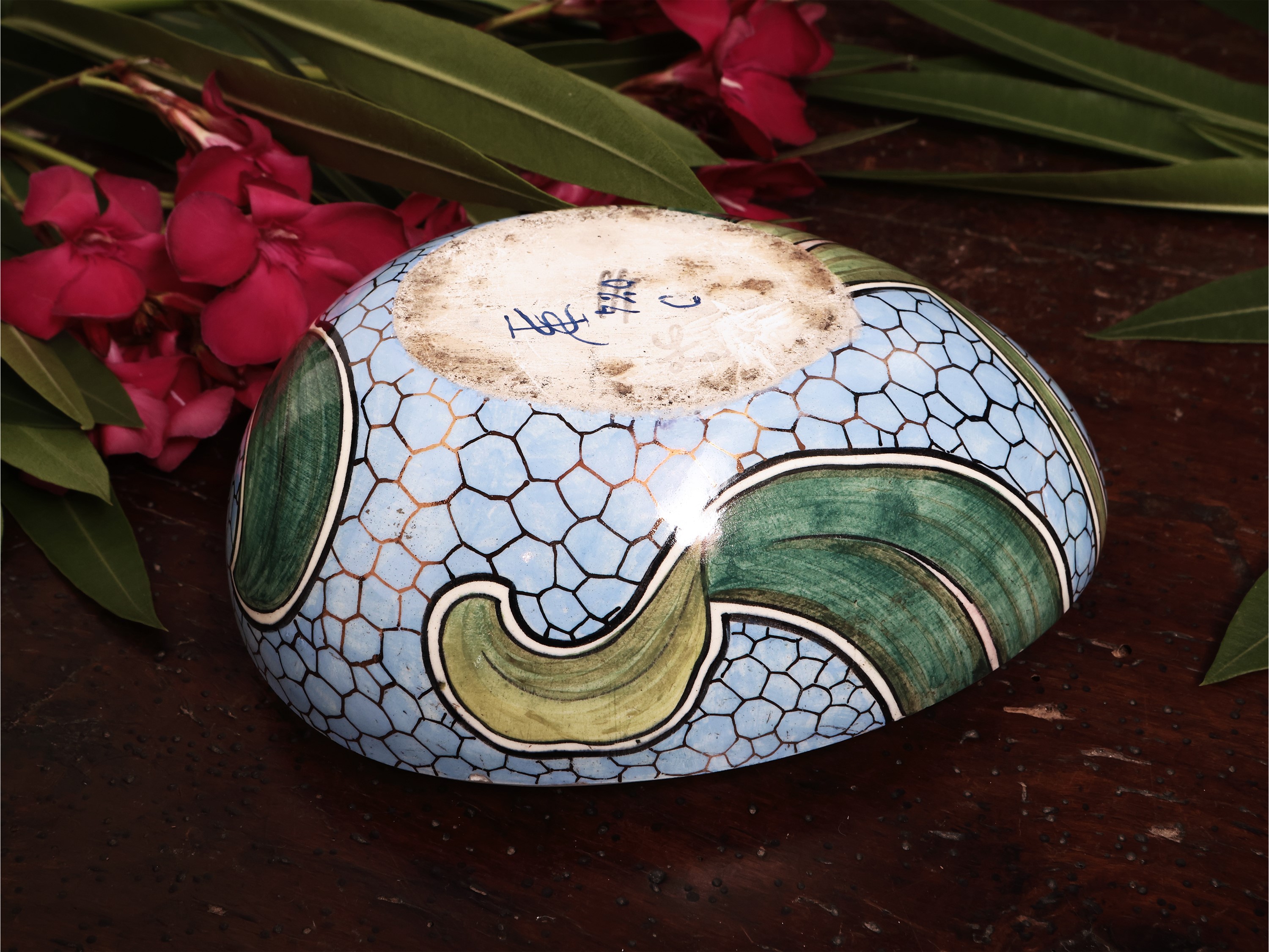 Scatola Art Nouveau in Ceramica, Ceramiche Sesto Fiorentino