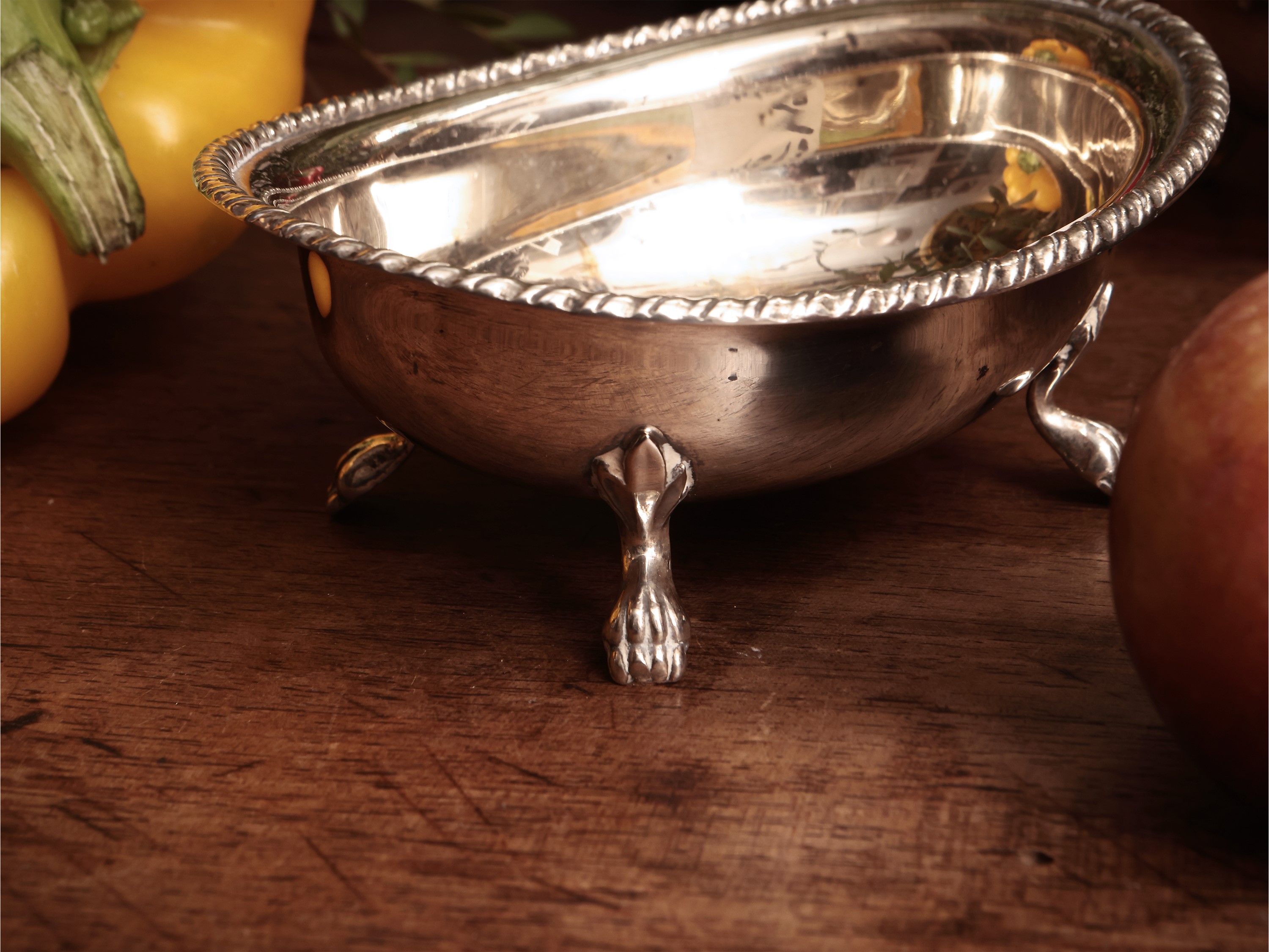 Tre zuccheriere a vaschetta in argento