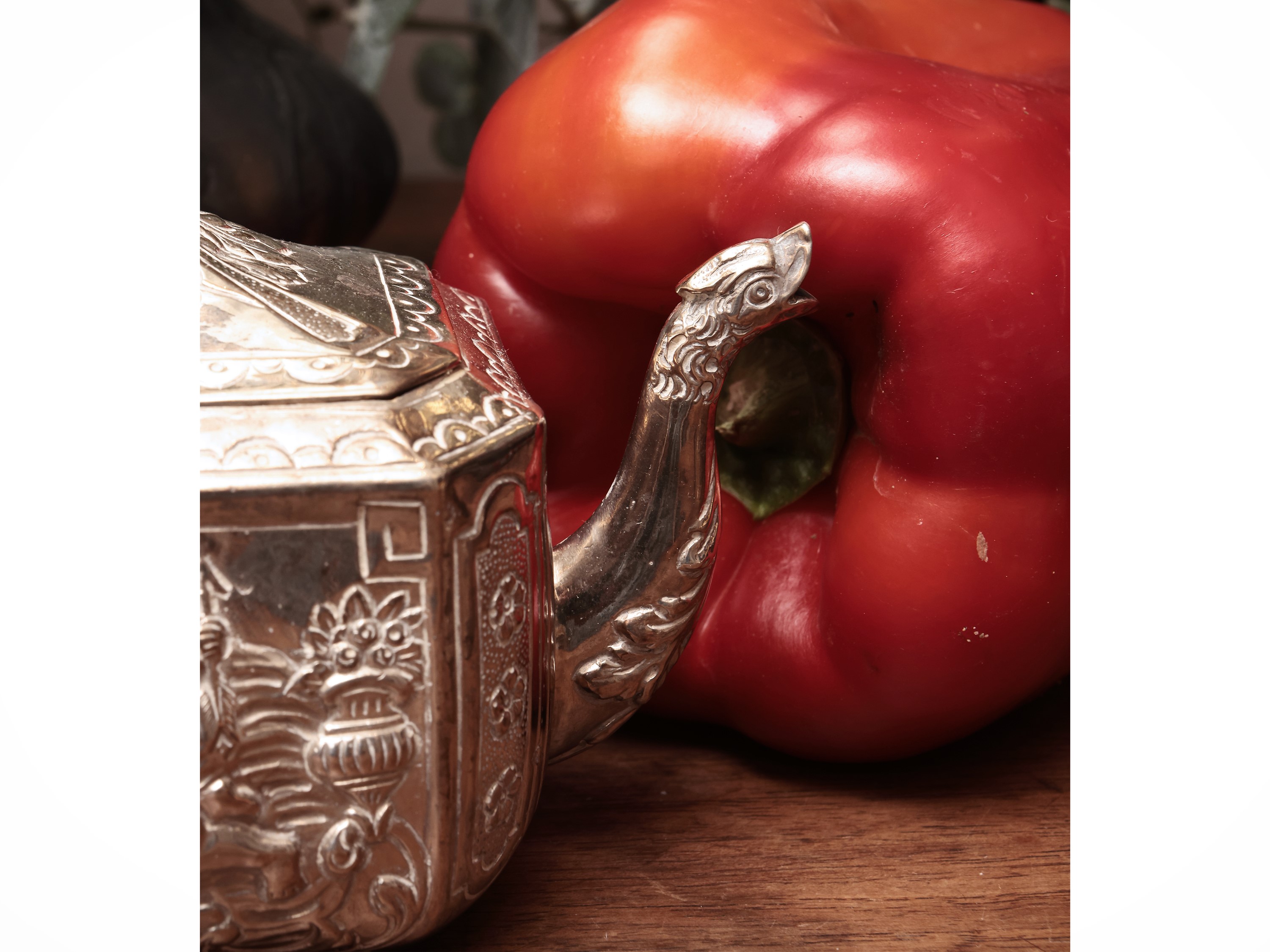 Servizio solitare da tè in argento, Coppini Firenze