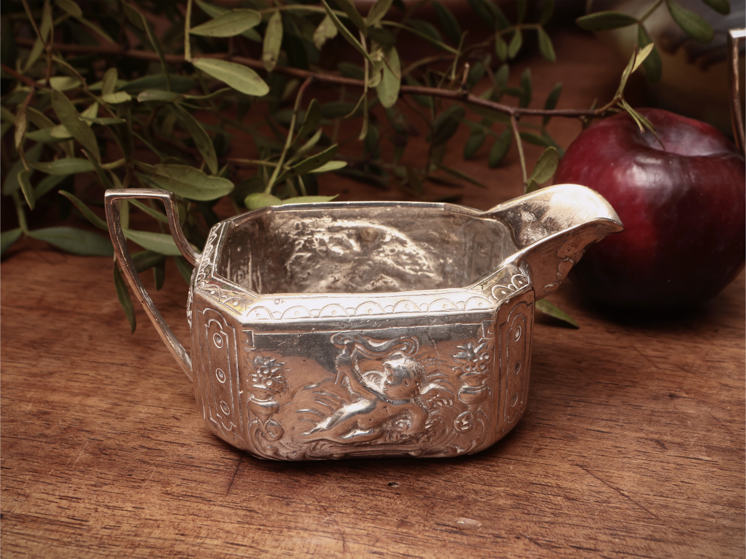 Servizio solitare da tè in argento, Coppini Firenze