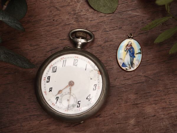 Orologio da tasca in argento