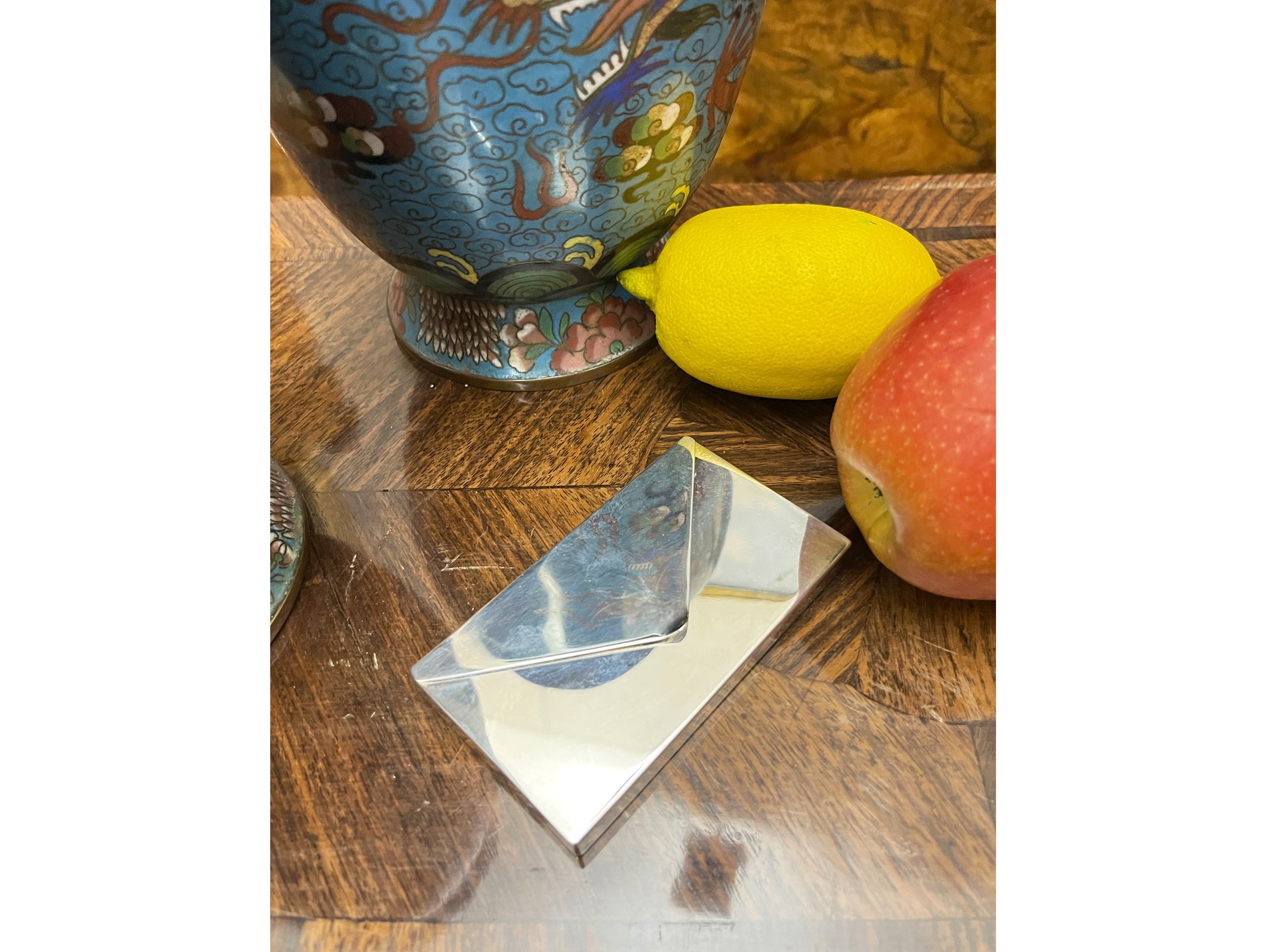 Porta biglietti da visita in argento