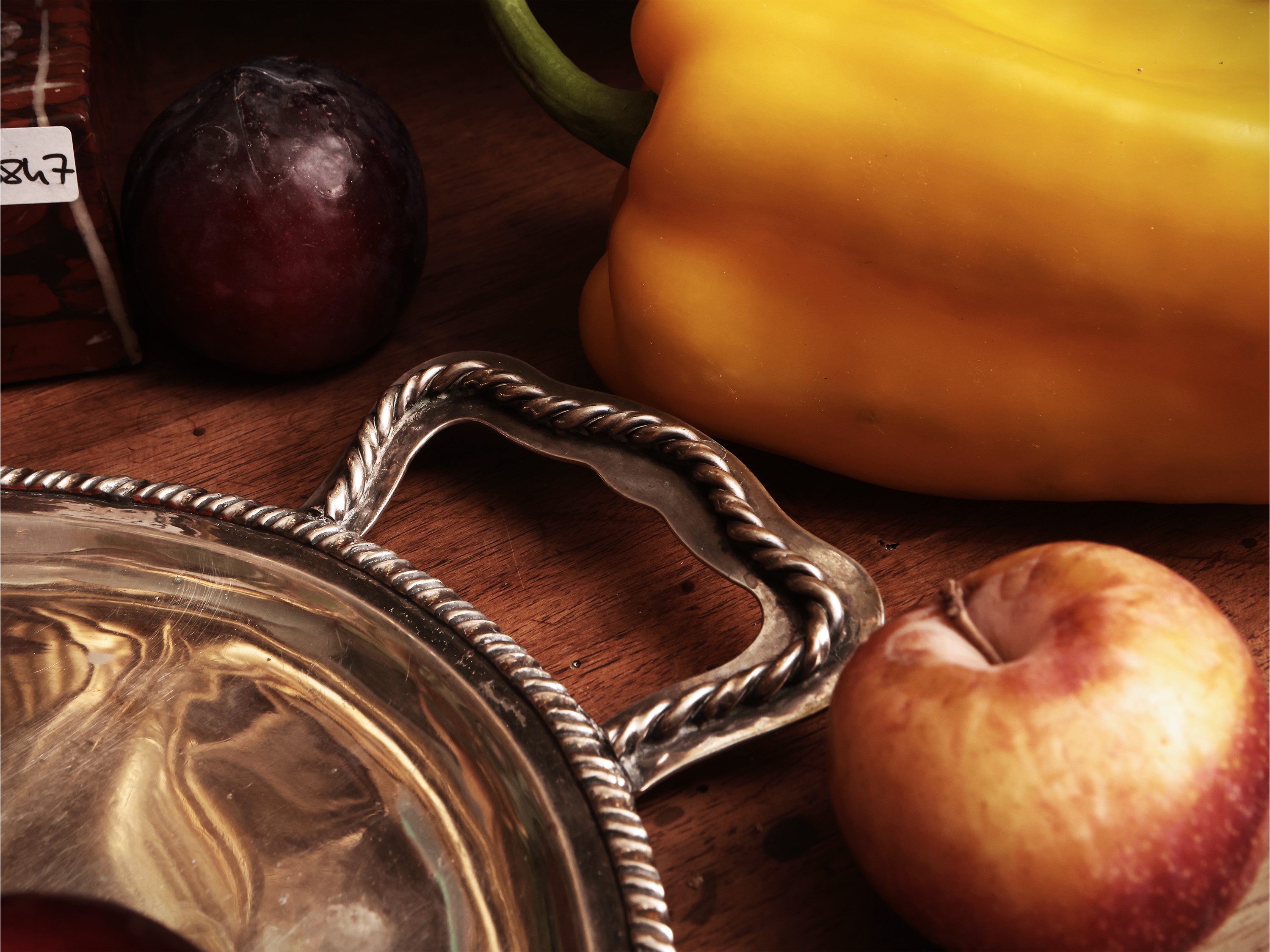 Guantiera in argento