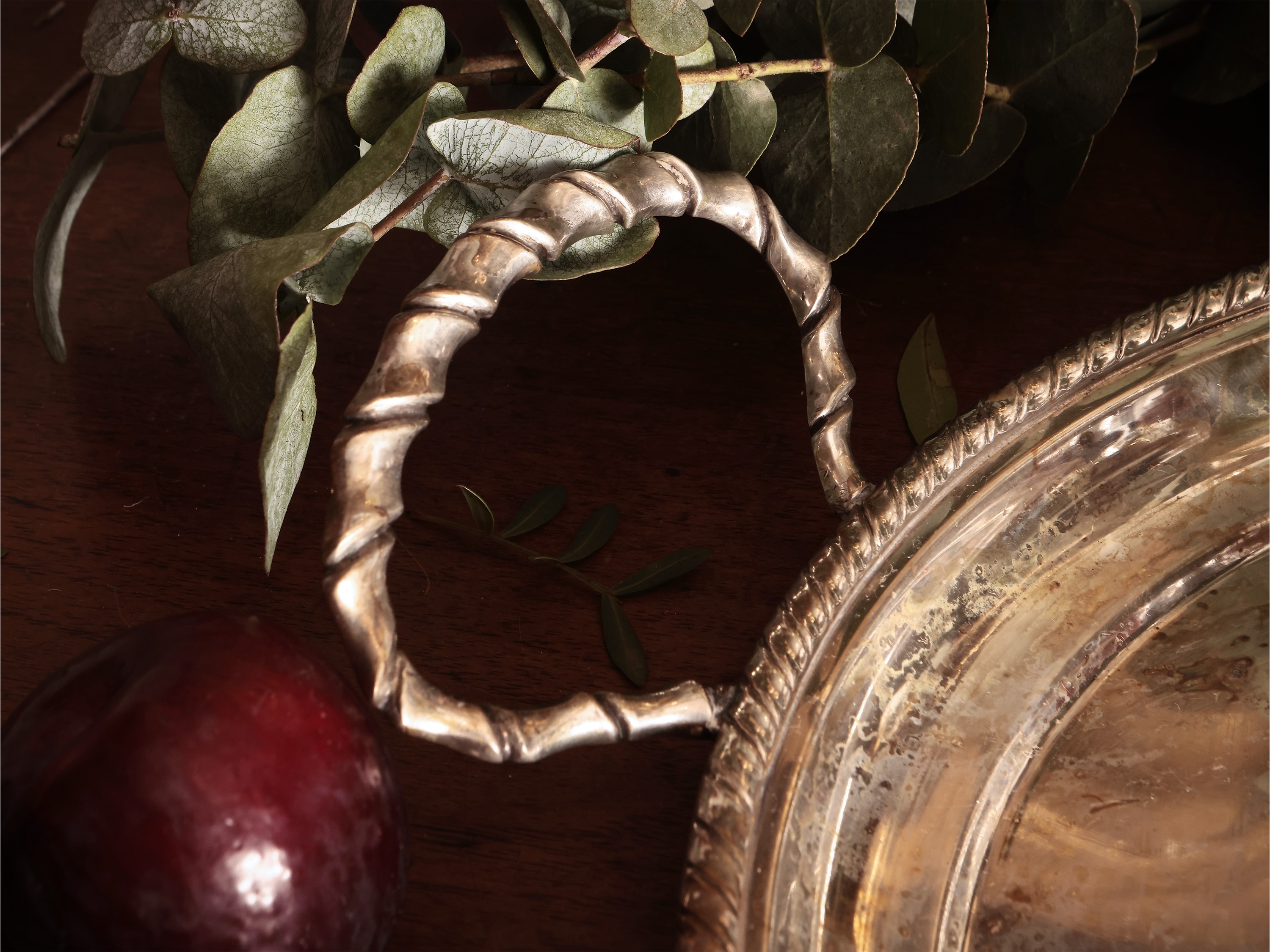 Guantiera in argento