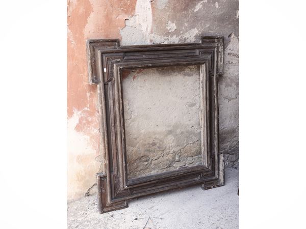 Grande cornice d'epoca di gusto fiammingo