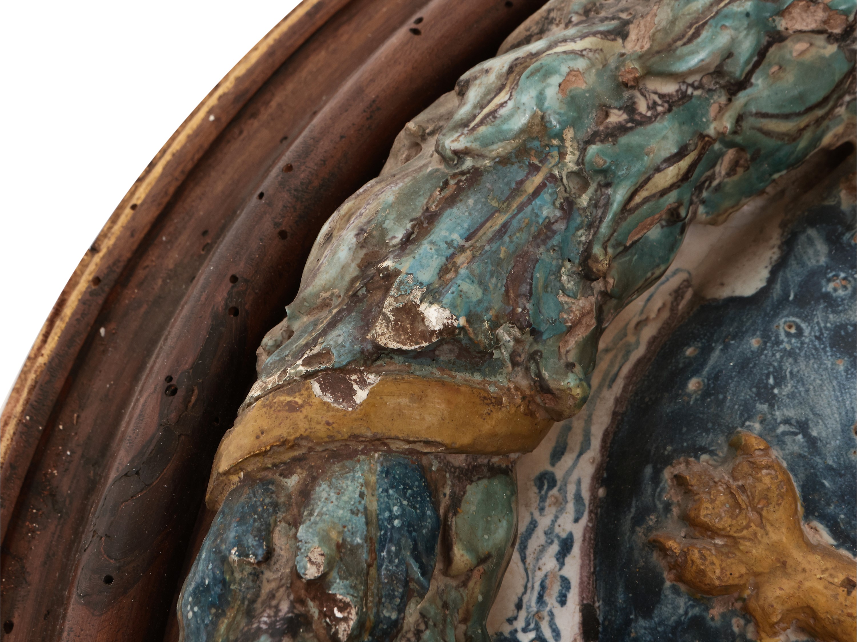 Stemma gentilizio con leone rampante e stella a otto punte