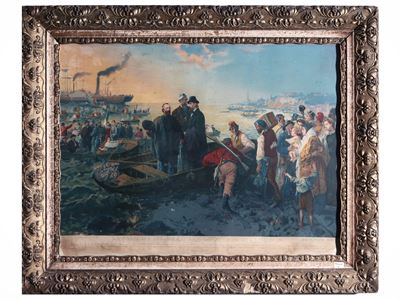 Due Ritratti di Garibaldi e la Partenza dei Mille a Quarto