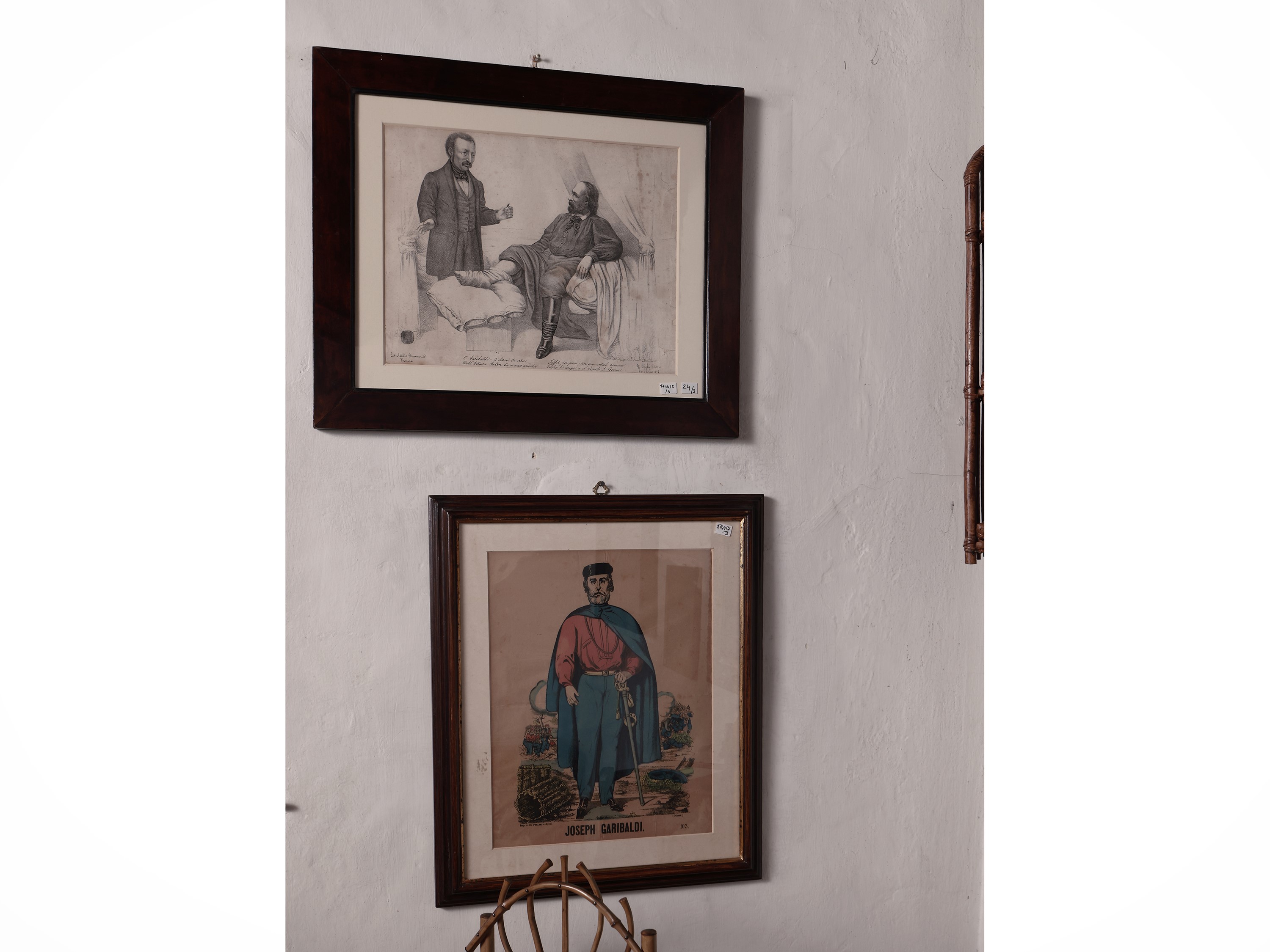 Due Ritratti di Garibaldi e la Partenza dei Mille a Quarto