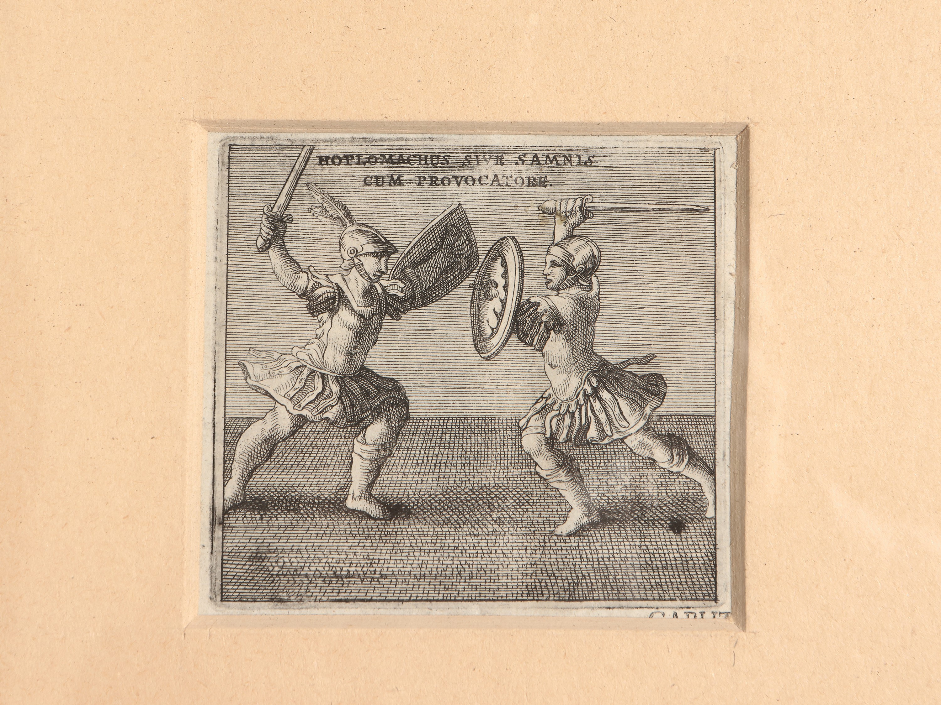 Incisioni del XVII secolo, Gladiatori dell'impero romano