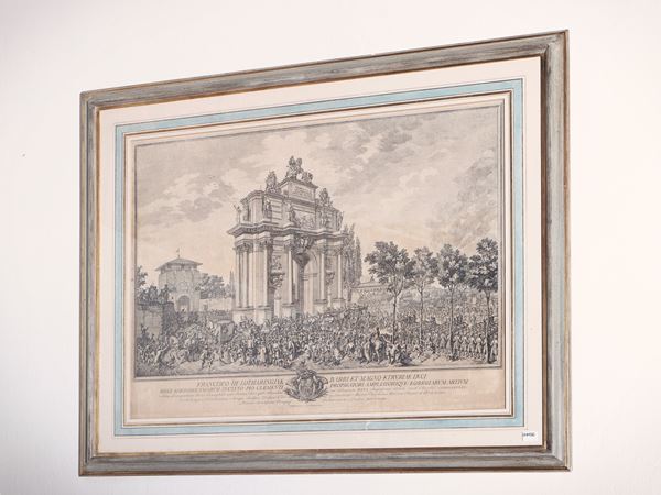Marcus Tuscher - Arco d'onore di Frantz Stephan, all'ingresso di Firenze, 1743