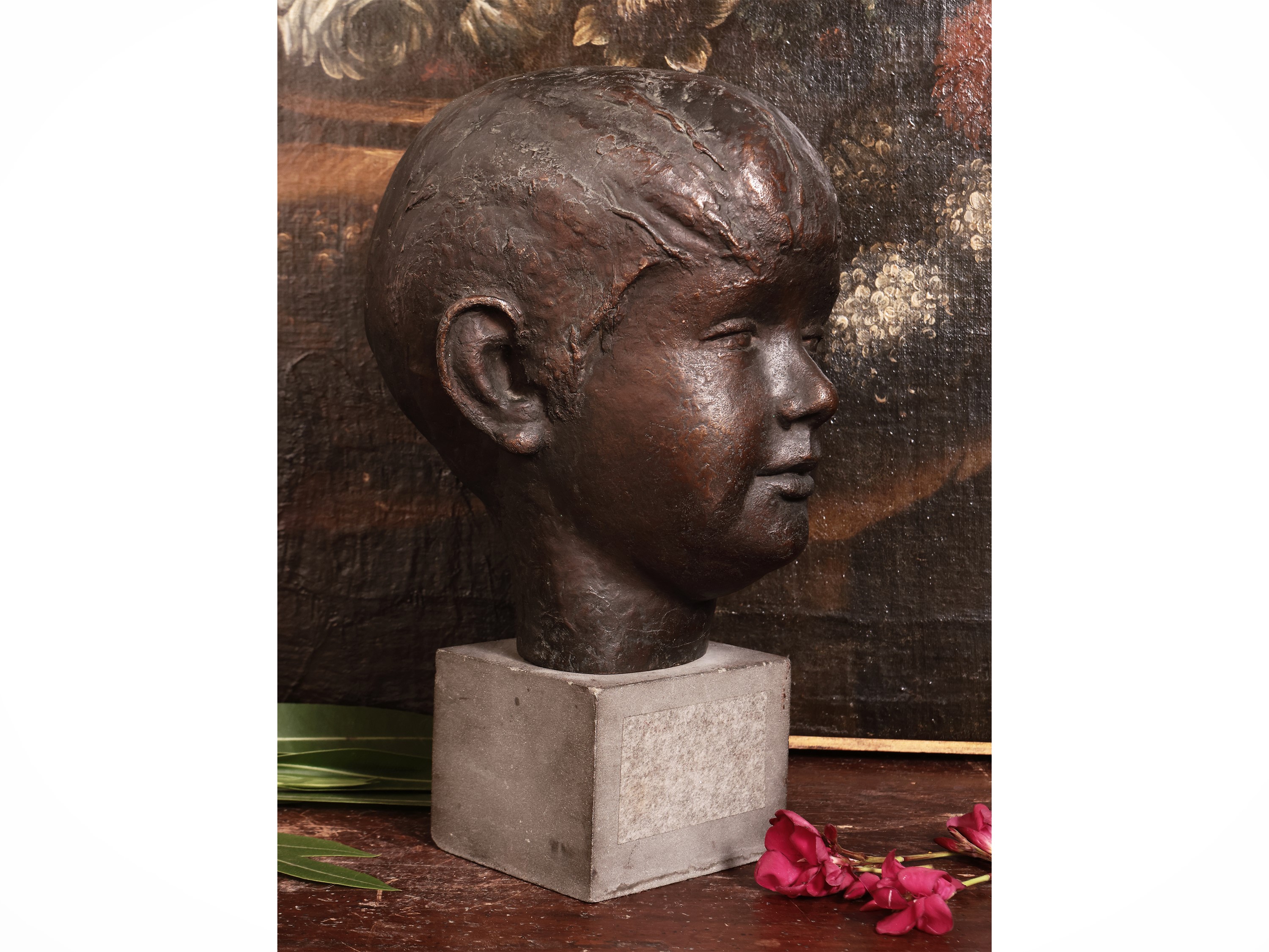 Scultore Italiano del XX Secolo - Testa di Bambino
