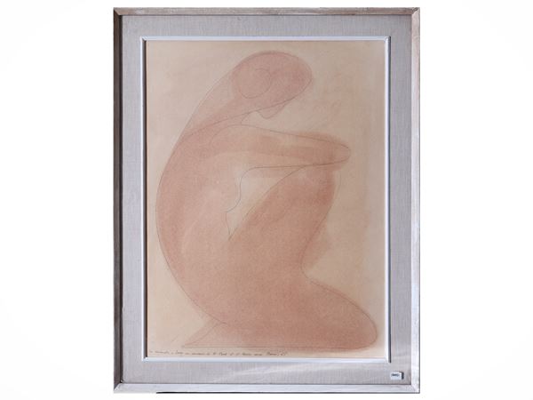 Manfredo Borsi - Nudo femminile 1965