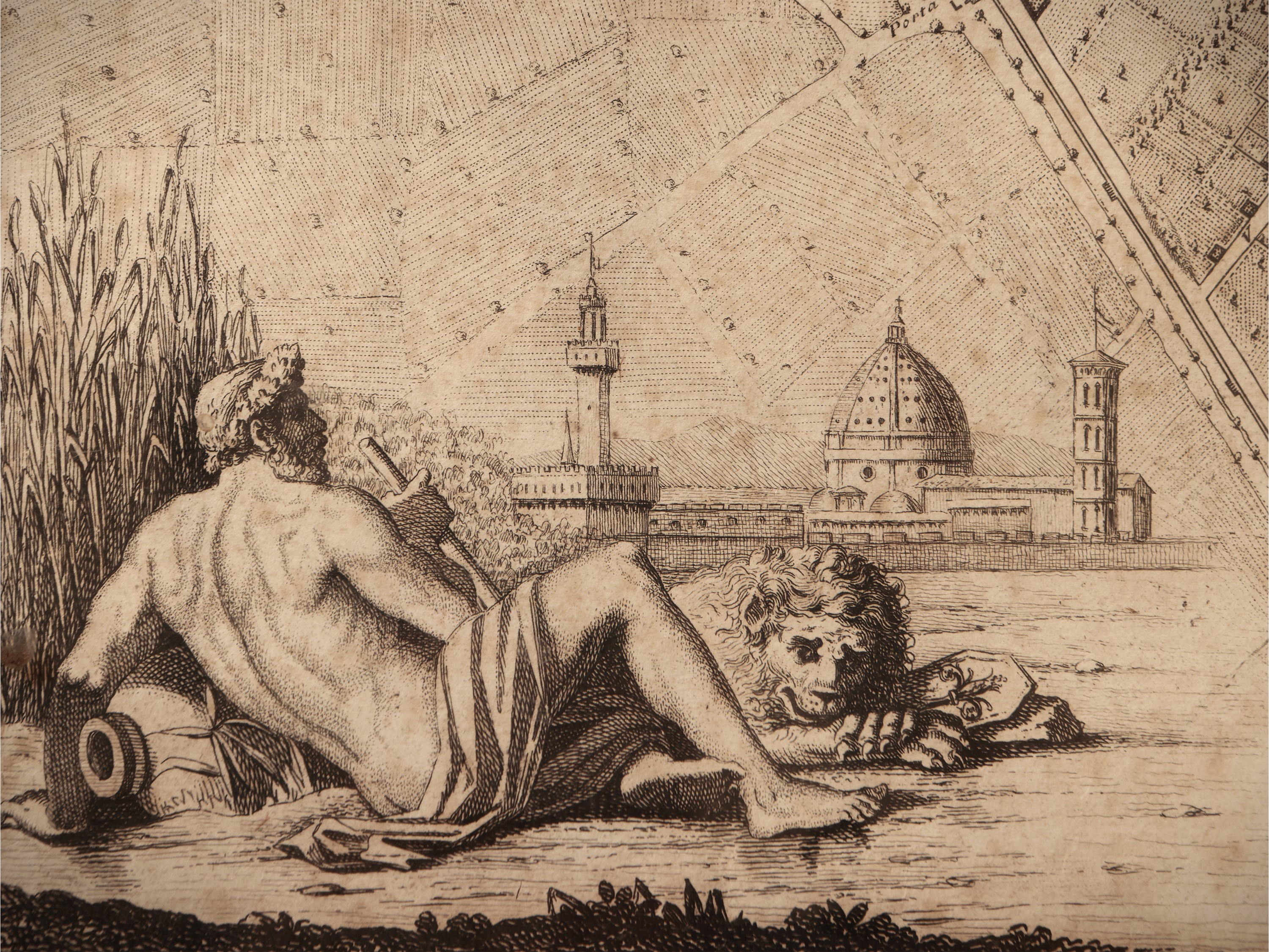 Giuseppe Canacci - Pianta della Città di Firenze
