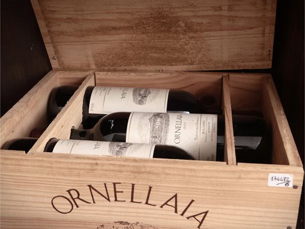 Sei bottiglie Tenuta dell'Ornellaia, Bolgheri superiore DOC 2004