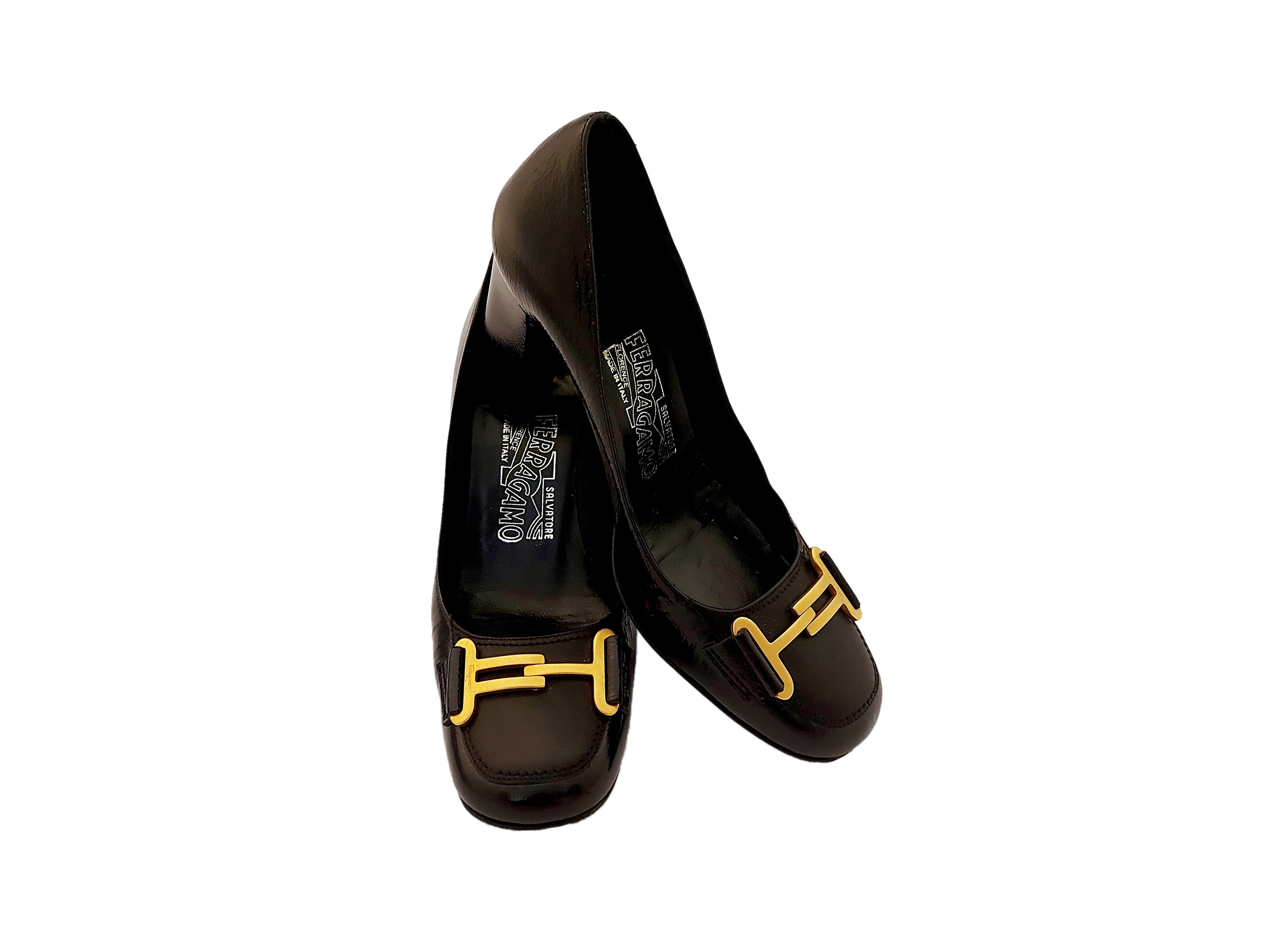 Salvatore Ferragamo - Decolleté in Vernice Nera