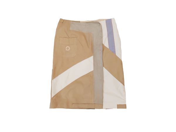 Salvatore Ferragamo - Patchwork Wrap Skirt
