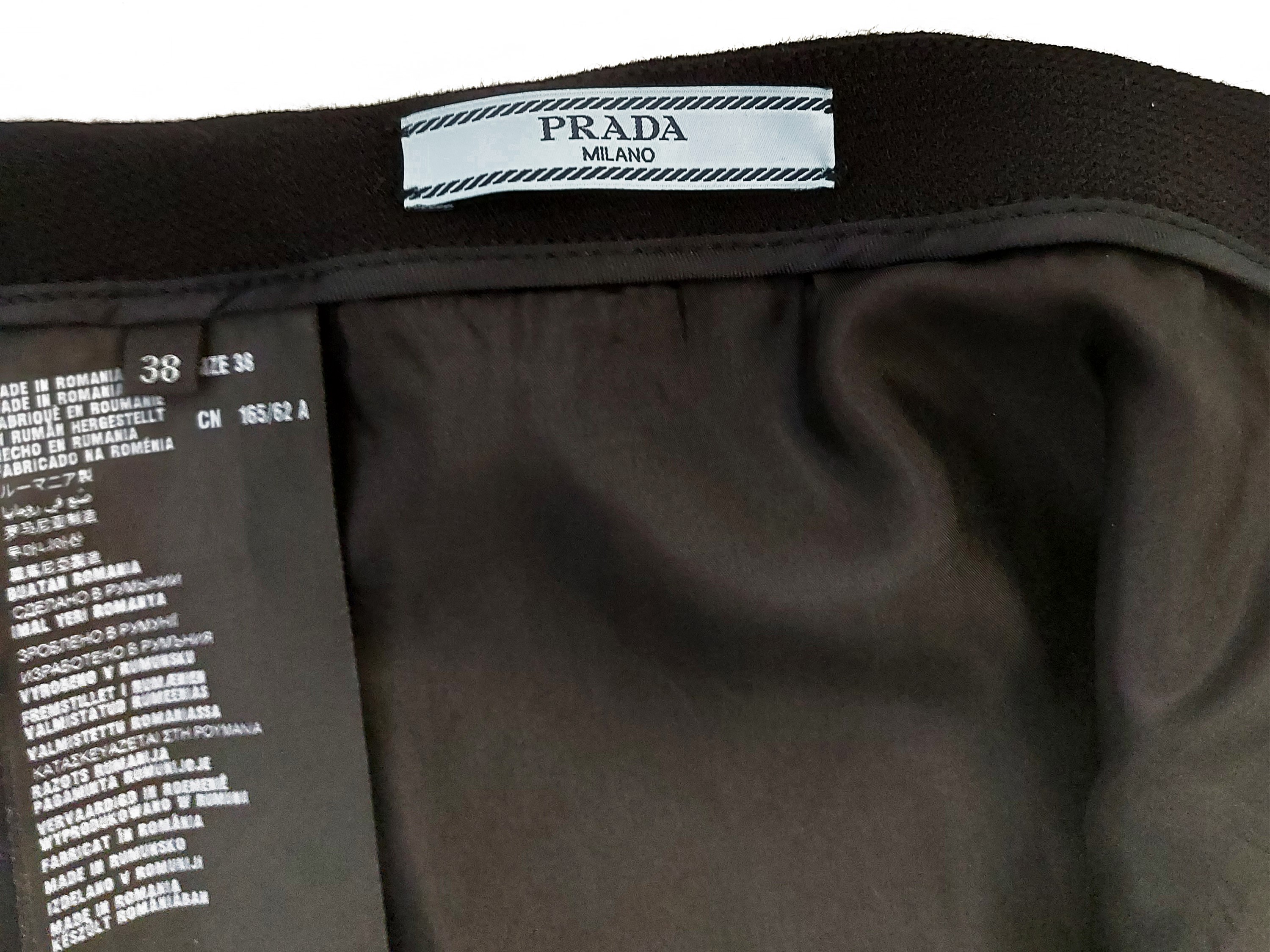 Prada - Gonna in Lana Nera