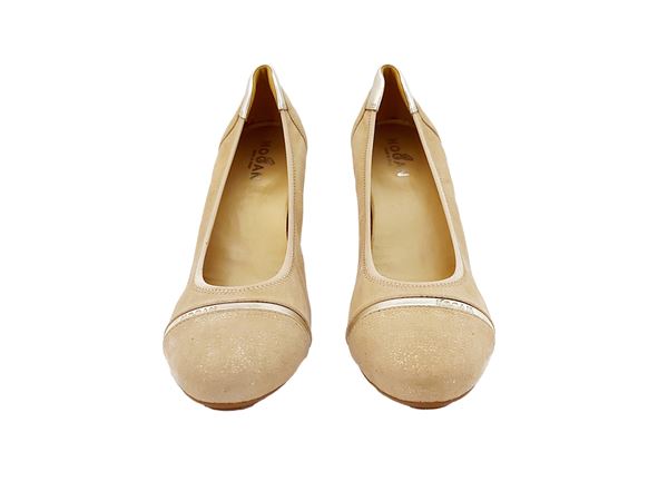 Hogan - Sports Décolleté in Beige suede
