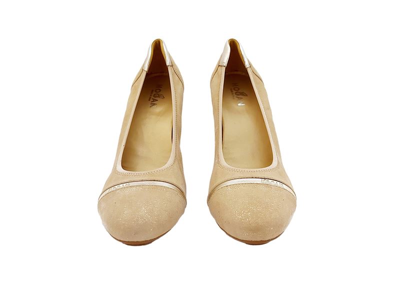 Hogan - Decolleté Sportivo in Suede Beige