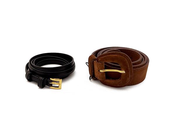 Prada/Max Mara - Two belts