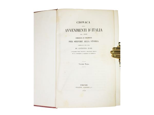 Antonio Zobi - Storia civile della Toscana dal 1737 al 1848