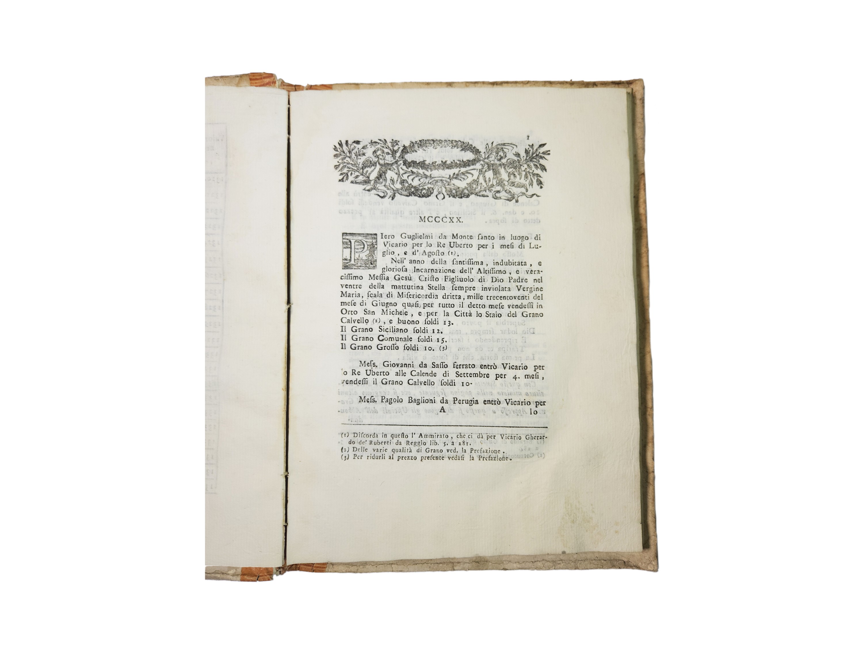 Domenico Lenzi - Istoria Compendiata di Alcune Carestie e Dovizie di Grano Occorse in Firenze