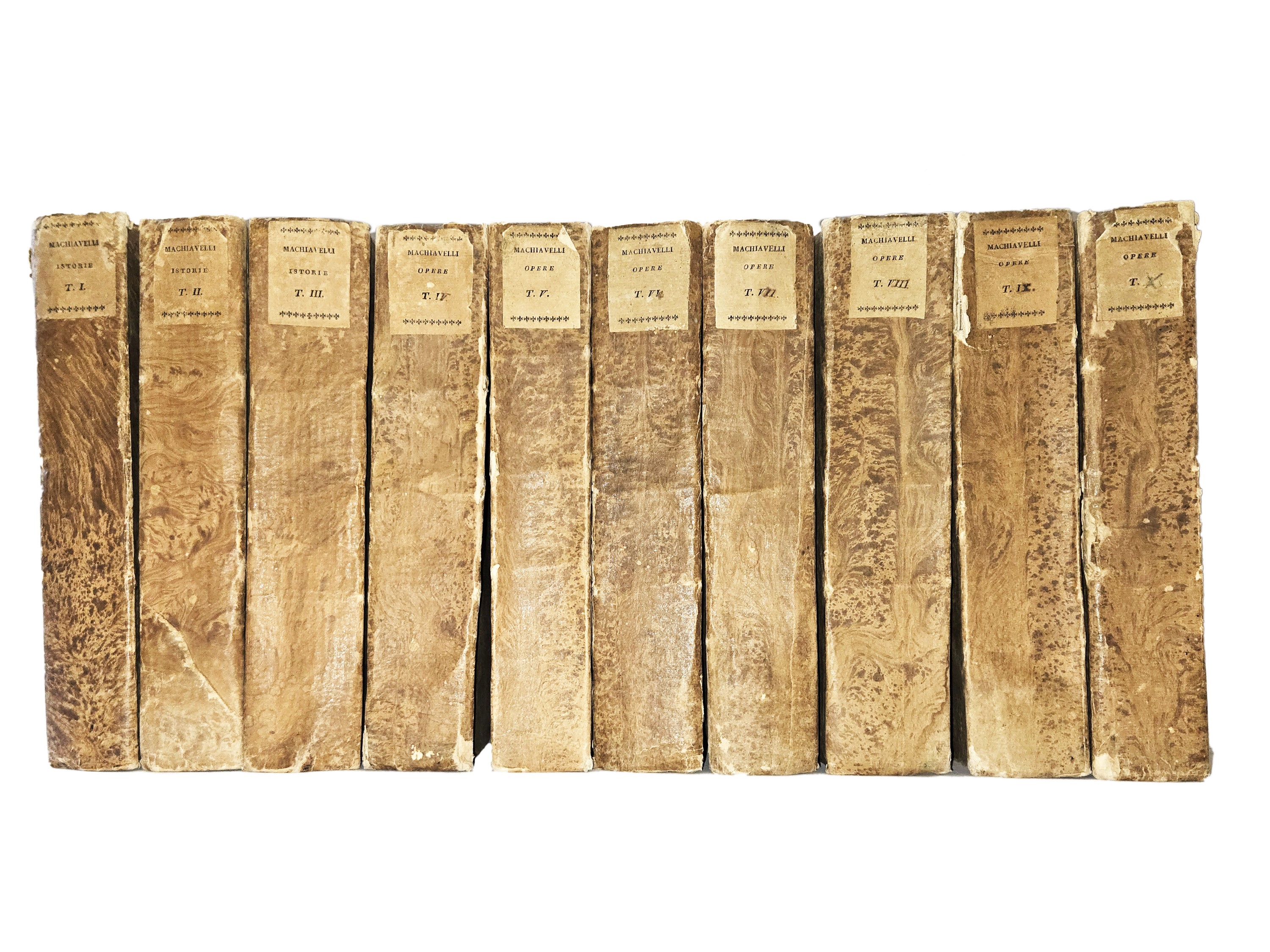 Opere di Niccolò Machiavelli cittadino e segretario fiorentino