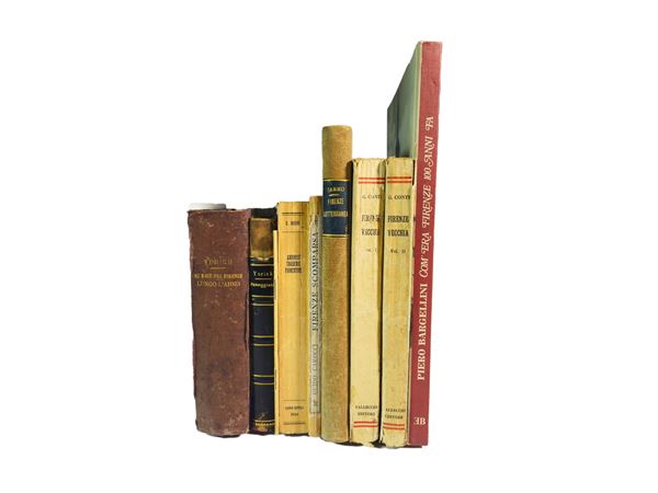 Miscellanea of vintage books on Florence