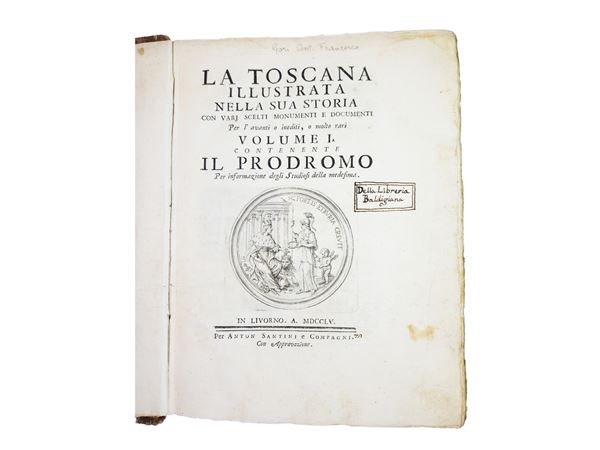 Anton Francesco Gori - La Toscana illustrata nella sua storia