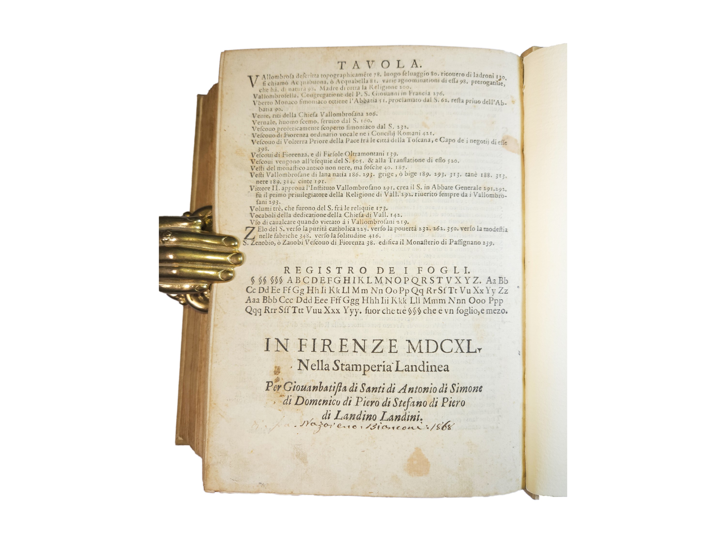 Historia del patriarcha S. Giovangualberto