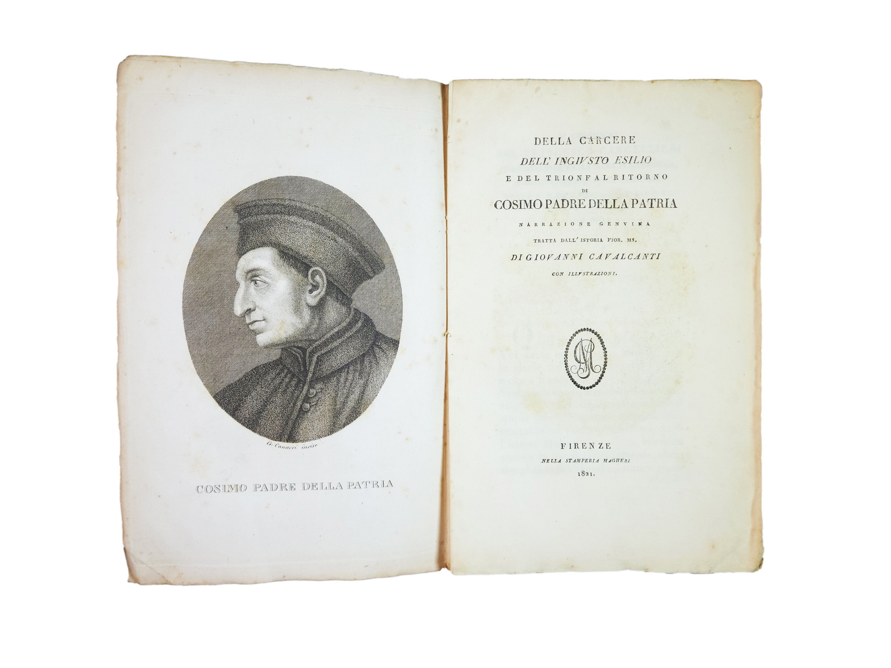 Aldo Manuzio - Vita di Cosimo De’ Medici, Primo Gran Duca di Toscana