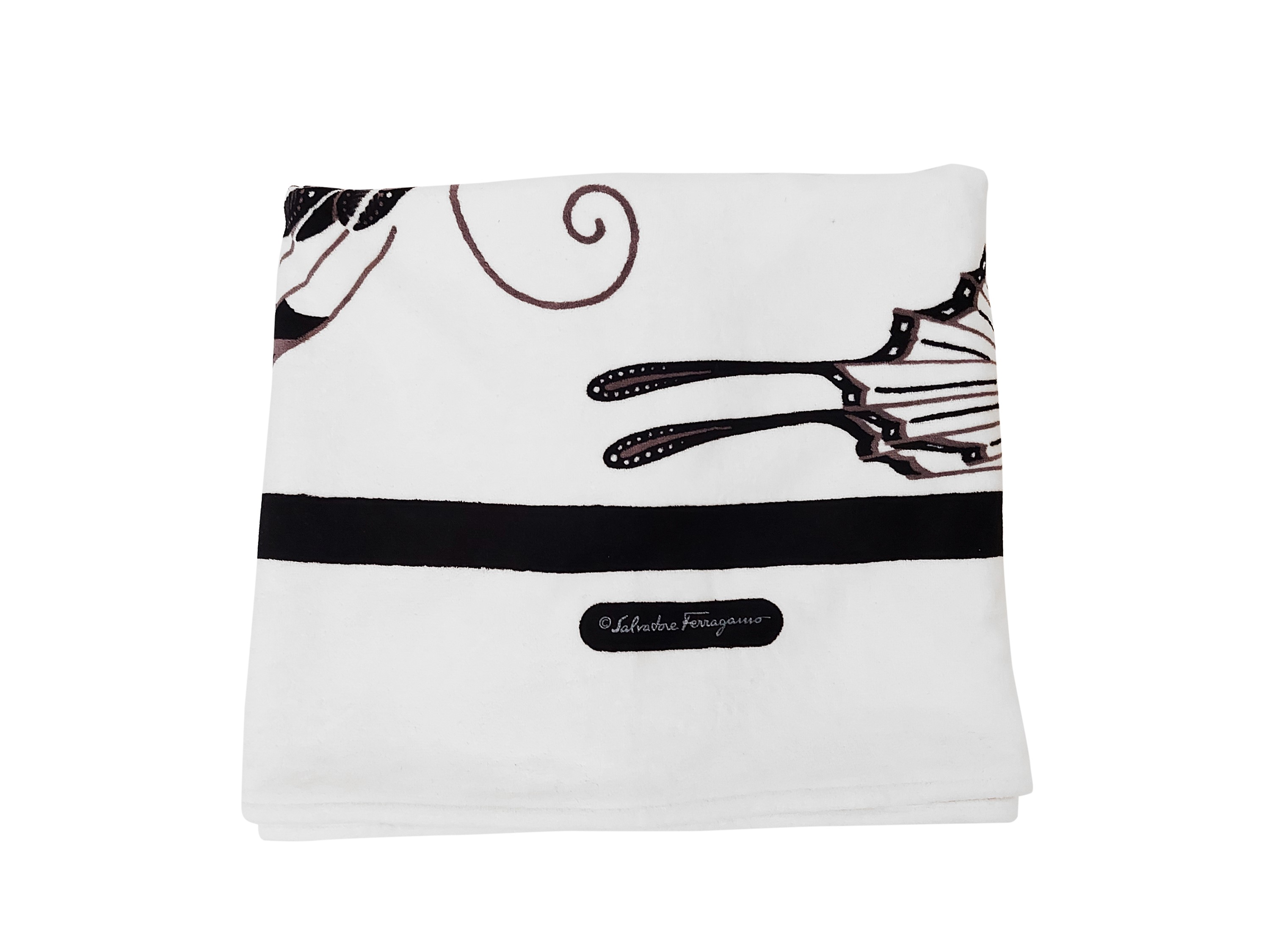 Salvatore Ferragamo - Telo mare in ciniglia