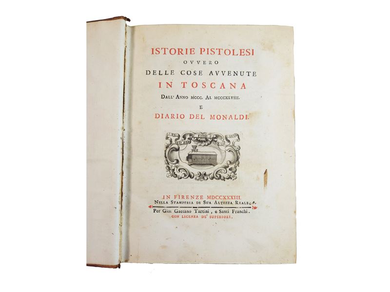 Istorie pistolesi ovvero delle cose avvenute in Toscana Dall’Anno 1800 al 1848