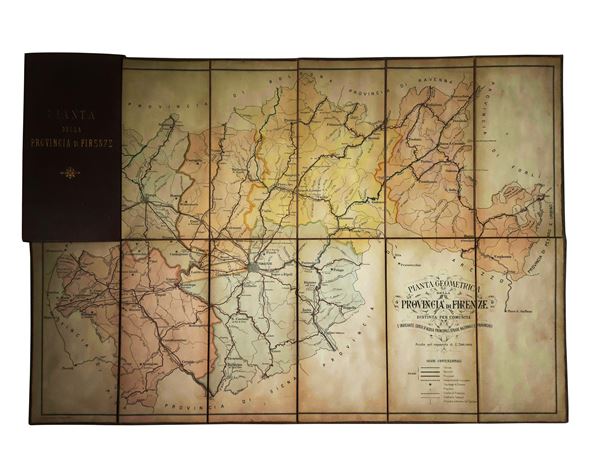 Pianta geometrica della provincia di Firenze