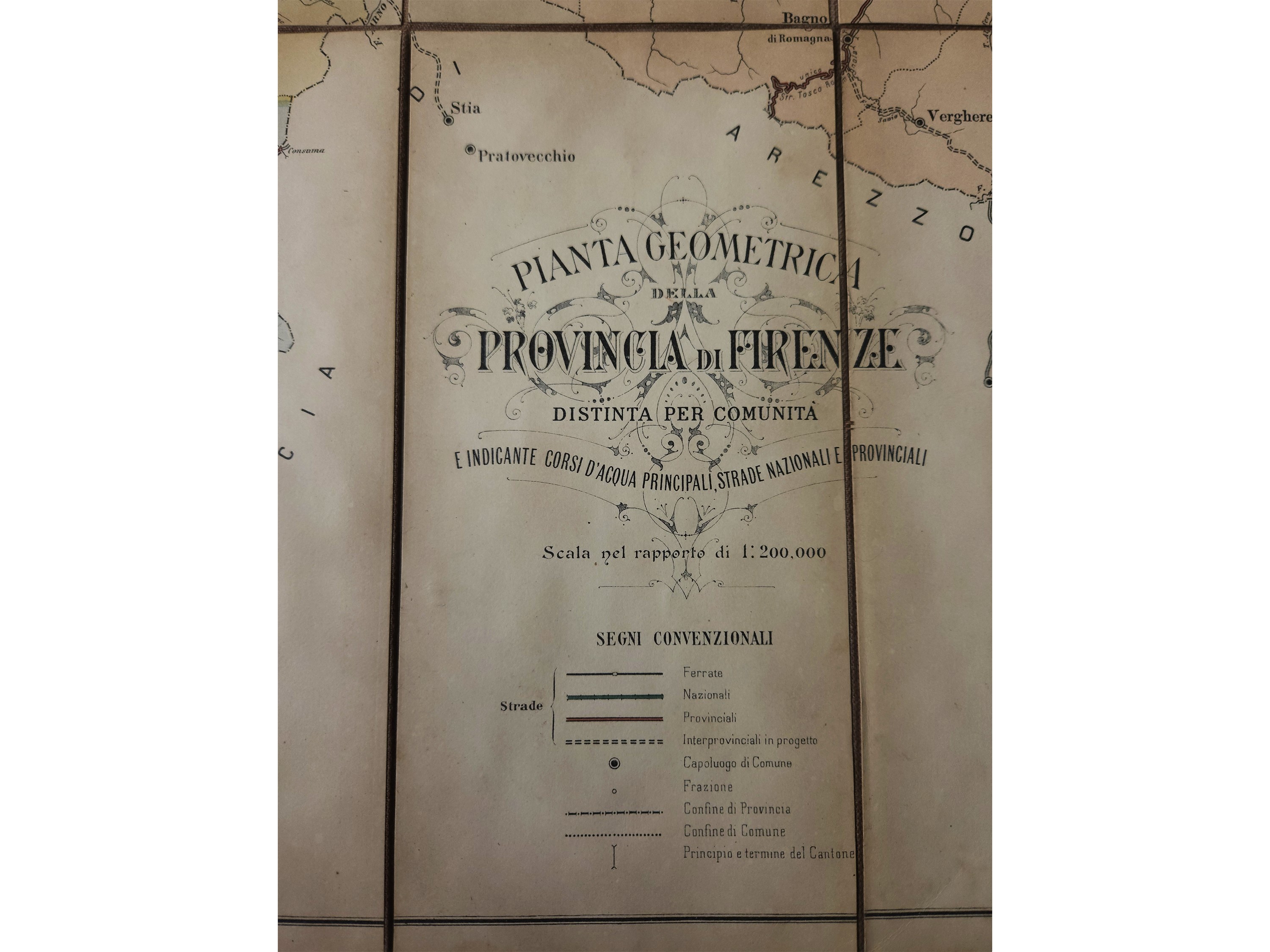 Pianta Geometrica della Provincia di Firenze