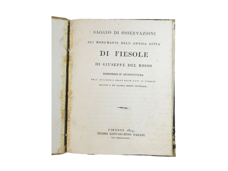 Saggio di osservazioni sui monumenti dell’antica città di Fiesole