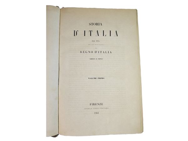 Giuseppe Pistelli - Storia d'Italia dal 1815 fino alla promulgazione del Regno d'Italia