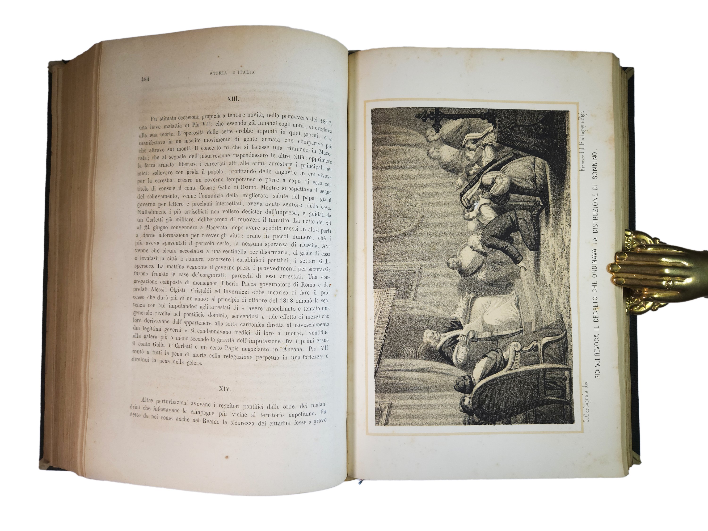 Giuseppe Pistelli - Storia D'italia dal 1815 Fino alla Promulgazione del Regno D'italia